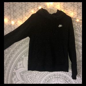 Woman’s medium black/speckled Nike cowlneck hoodie